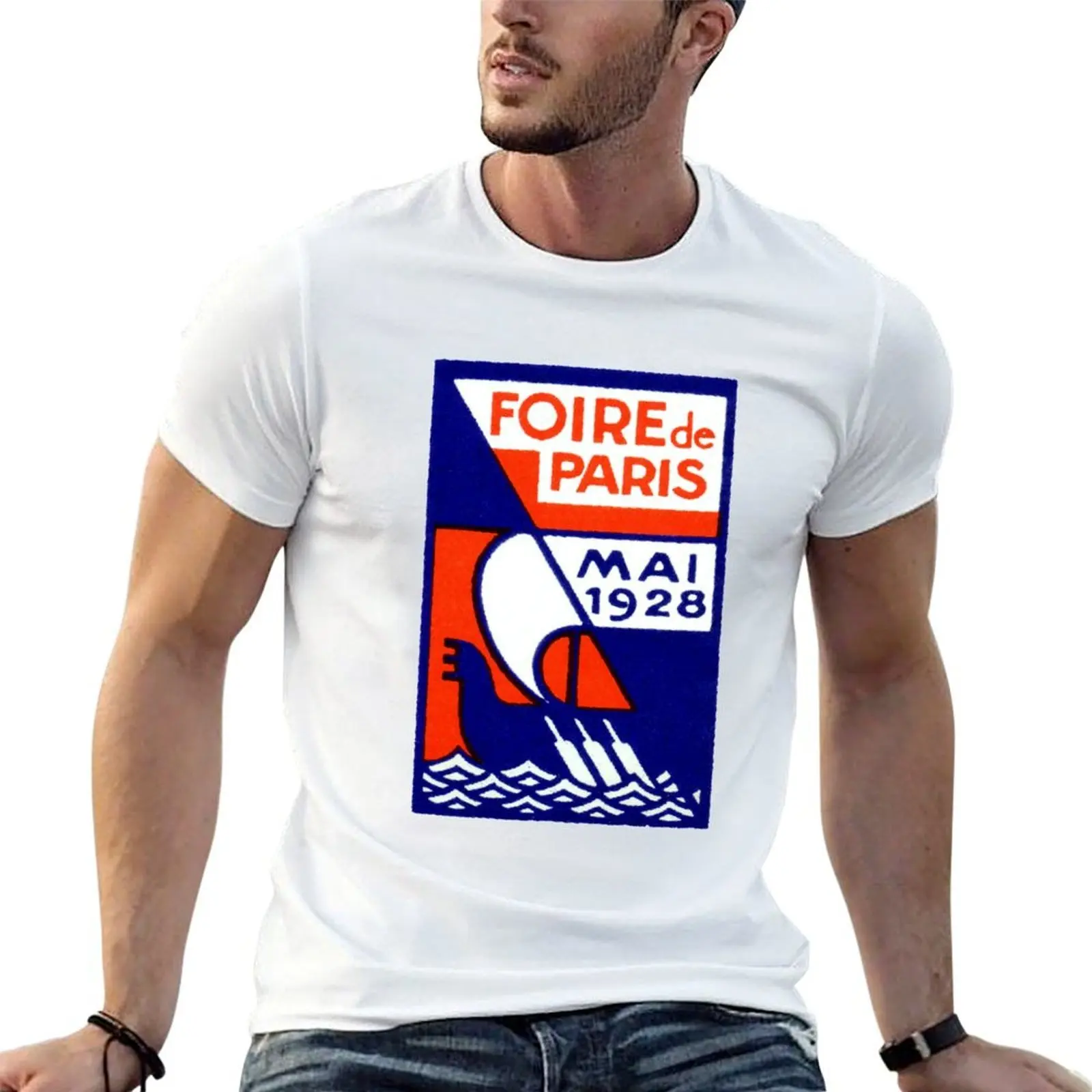 

cotton graphic t man shirts 1928 man t shirts T-Shirt pack for of France t for for Paris man shirts printed Fair