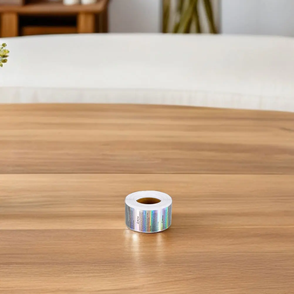 

2 Rolls Holographic Warning Labels for Candles Waterproof Adhesive Wax Melt DIY Safety Stickers Jar Tin Craft