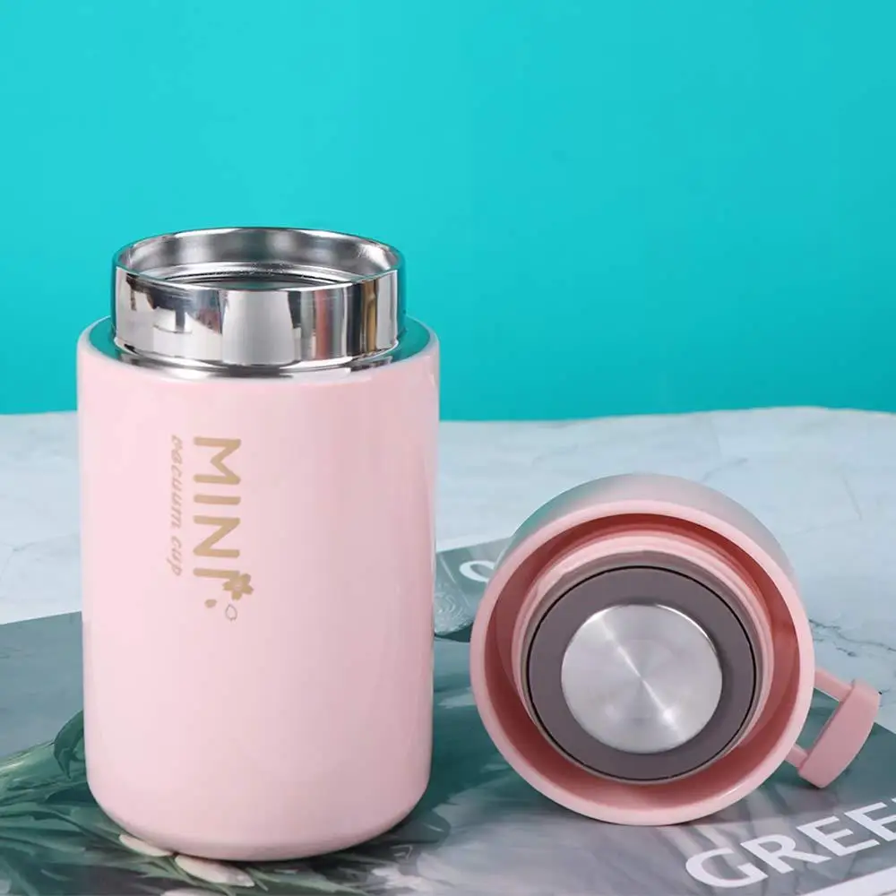 

Мини-термос с цветком, портативная термос с изоляцией из нержавеющей стали, контейнер для термос, сохраняет холод и тепло, термобутылка для воды