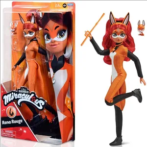 Marienkäfer -Anime -Action -Figur, Marinette Rena Rouge, Cat Noir, Miracle Doll, Geschenkmädchen, 28 cm 12 Hauptverkäufe Lady Bug Geburtstagdekoration - №2