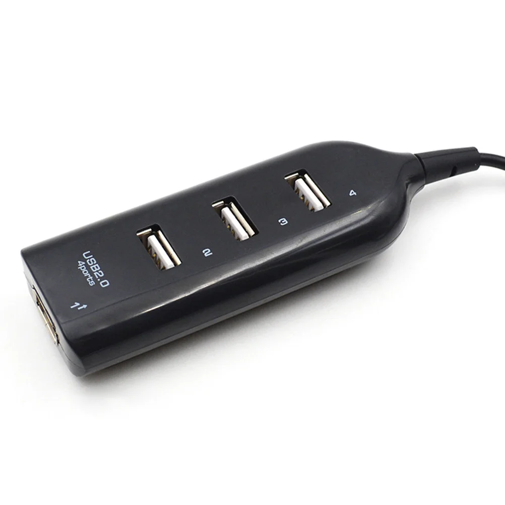 4 portas usb 2.0 hub divisor de expansão de dados de alta velocidade proteção contra sobrecorrente indicador led para portátil desktop tablet pc