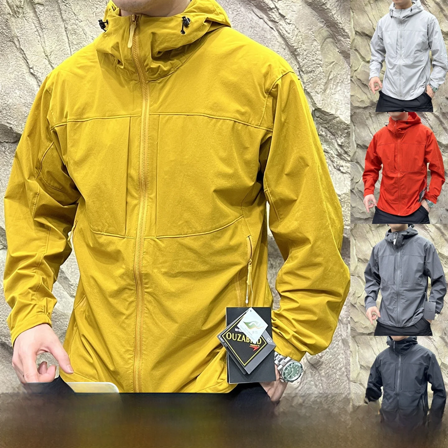 

All-Weather Outdoor Early Autumn New Style Waterproof Windproof High Elastic Breathable Couple Soft Jacket Coat