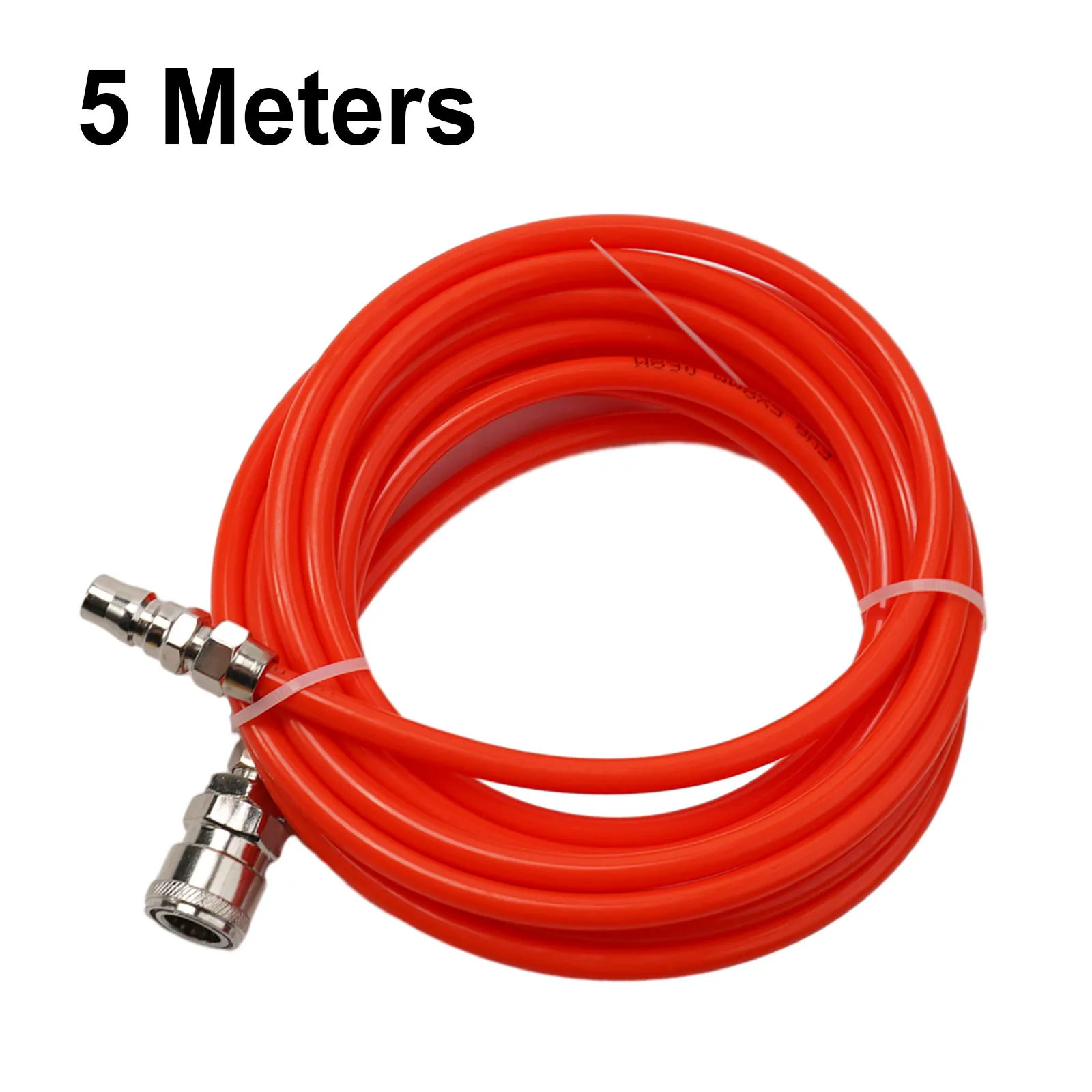 1pc Air Pipe Hose Pneumatic Straight Pipe Air Compressor Ventilation Pump Hose 5-8mm Tube With Quick Connector HighPressure Pipe