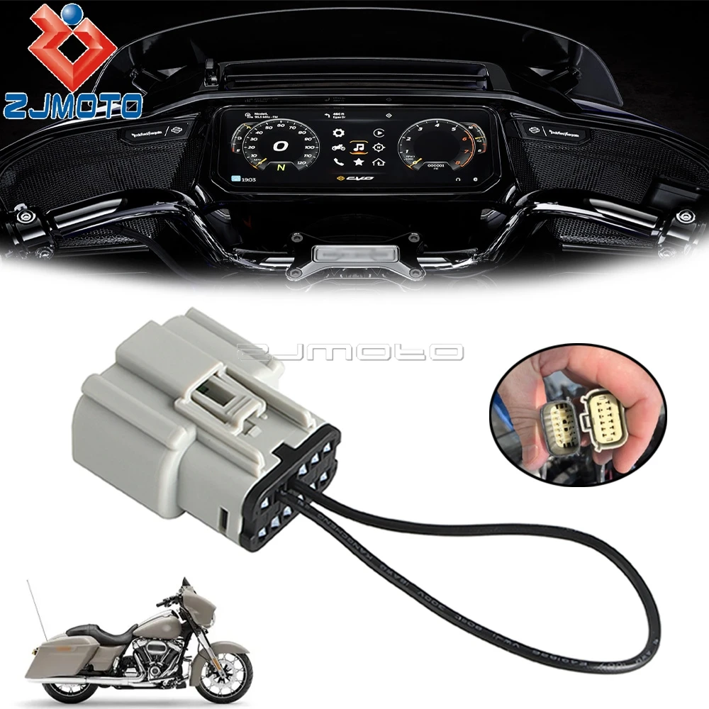 

Разъем для проводки CarPlay, переходник для Harley Touring CVO Ultra Limited 19-20, GTS Road Street Glide с CarPlay