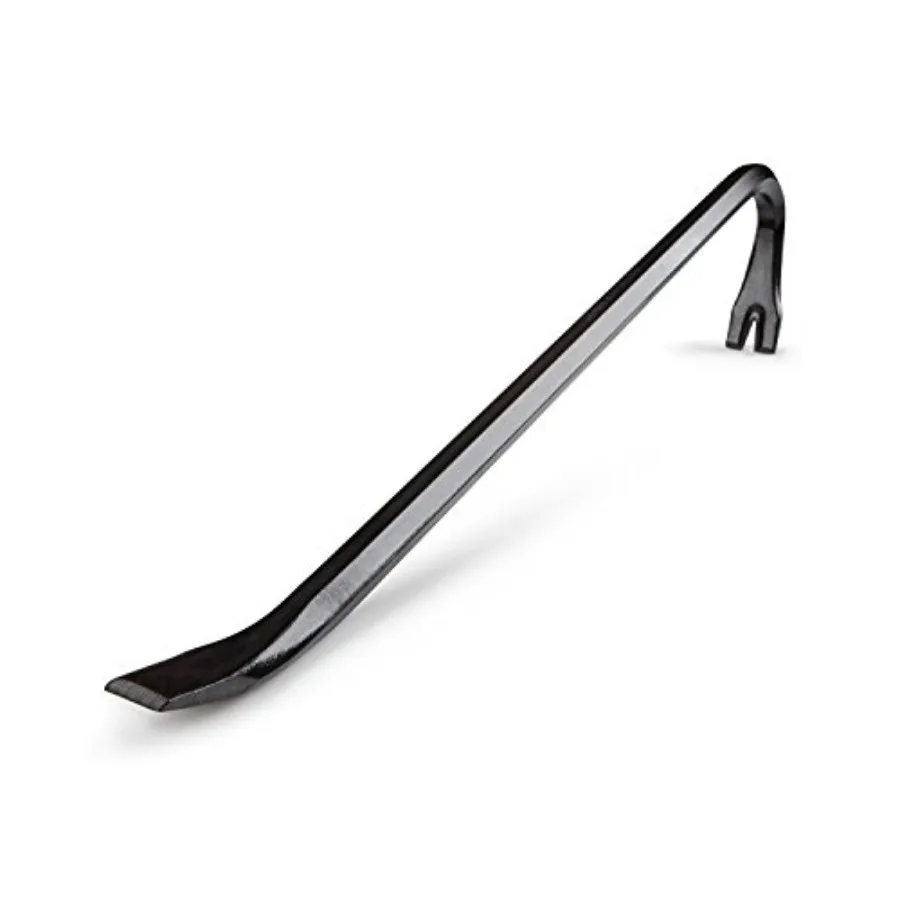 

Gooseneck Wrecking Bar - Extra gth drop forged steel pry bar for easier demolition - Gooseneck for added ripping bar leverage -