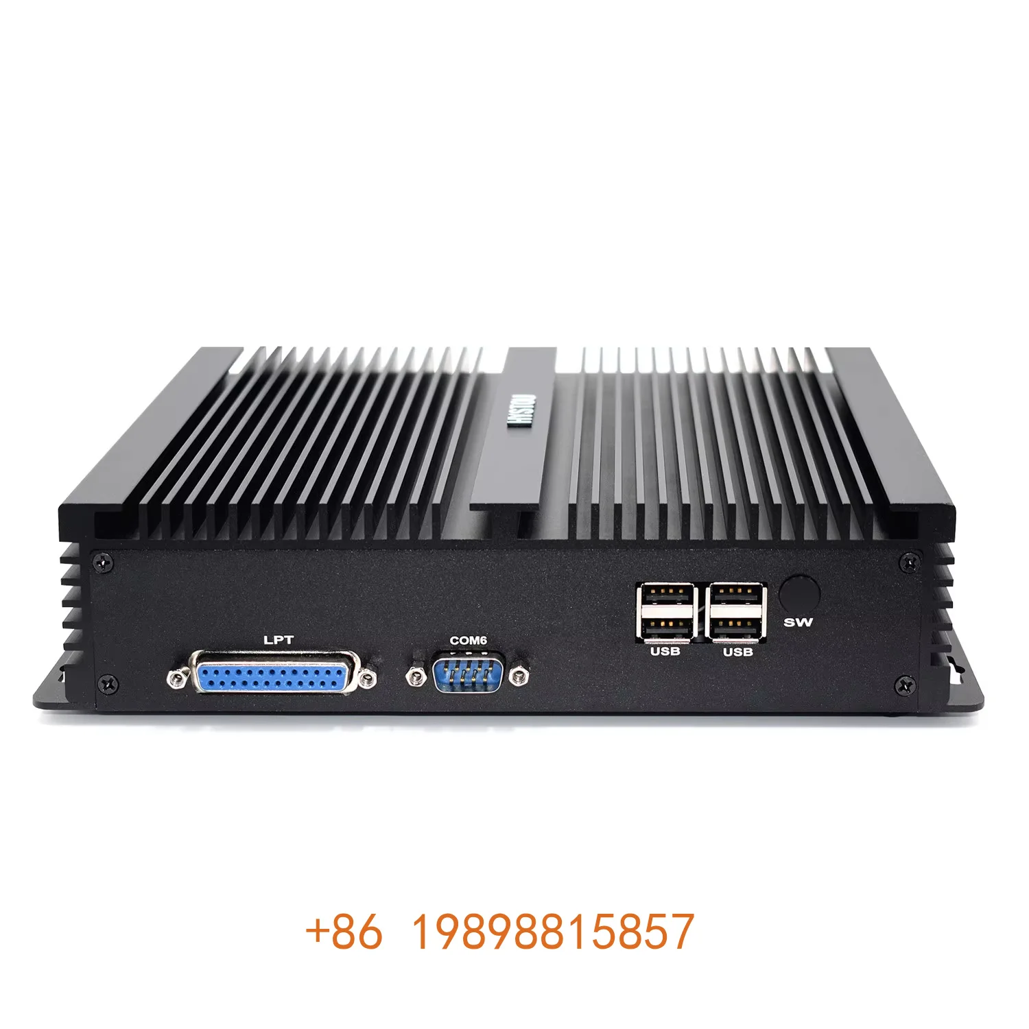 Industrial Desktop PC I7-8650U CPU 16GB DDR4 RAM 256GB SSD Fanless Supports 6xCOM 2x RJ45 8x USB