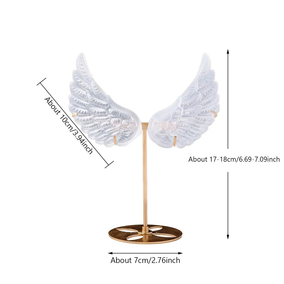 1PC Natural Crystal Selenite Wing Angel Shape Home Decorations Energy Gem Healing Stone Crafts Gifts