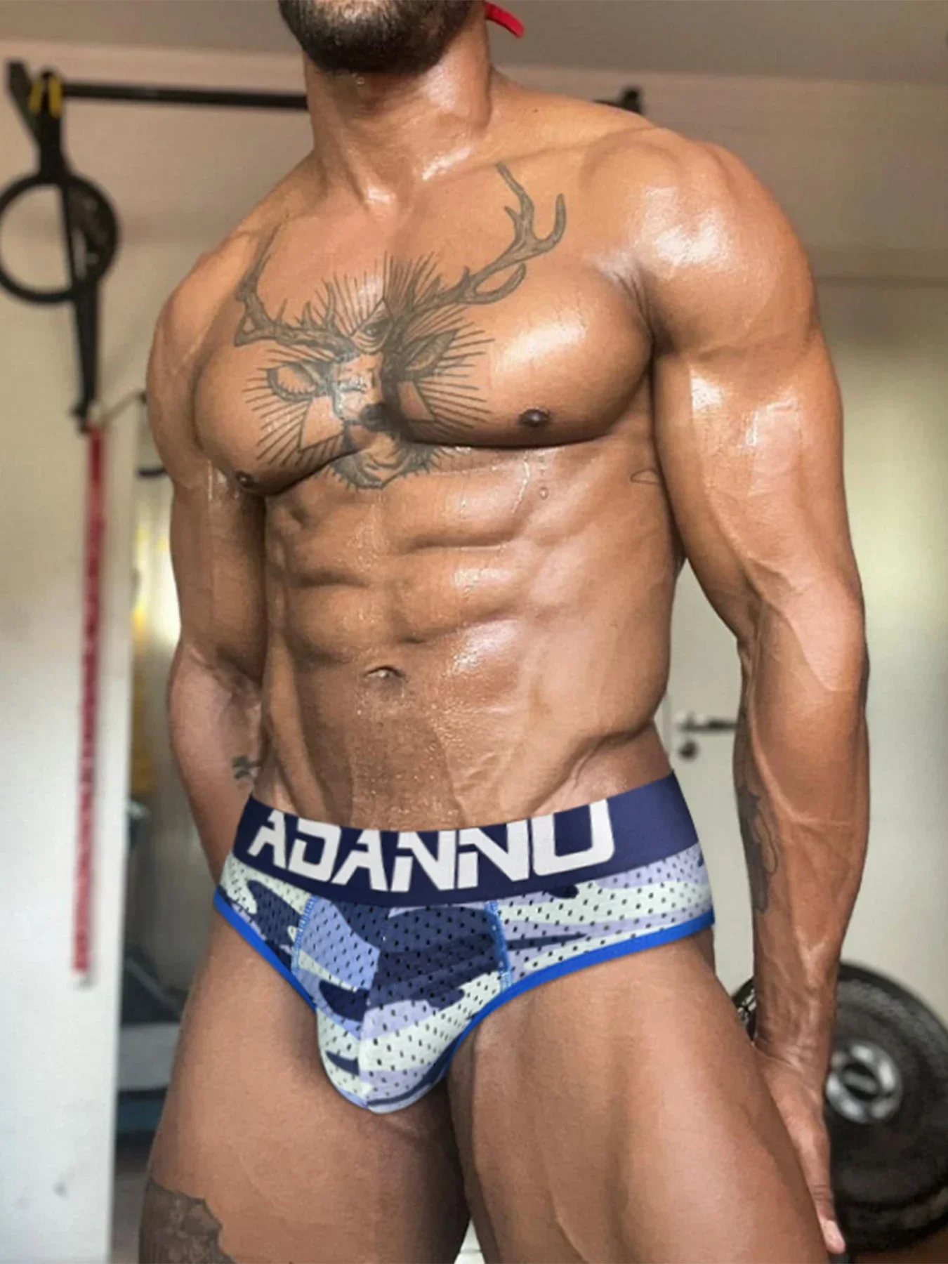 3Pcs Mixed Colors Men Underwear Mesh Butt Lifter Briefs Plus Hip Pad Fake Ass Hips Panties Man Sports Underpants Comfortable