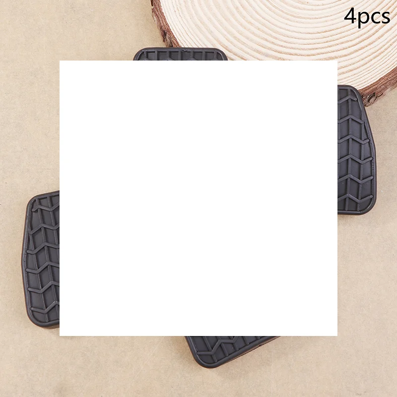 

2 пары противоскользящих накладок на педали тормоза и сцепления, резиновые накладки на педали, резиновые втулки для SC7 EC7, аксессуары для салона автомобиля, автозапчасти