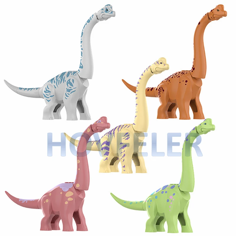 

Brachiosauru Jurassic Dinosaur Building Blocks Prehistoric Planet Jurassic Age Bricks Compatible Legodinosaur Toys for Children