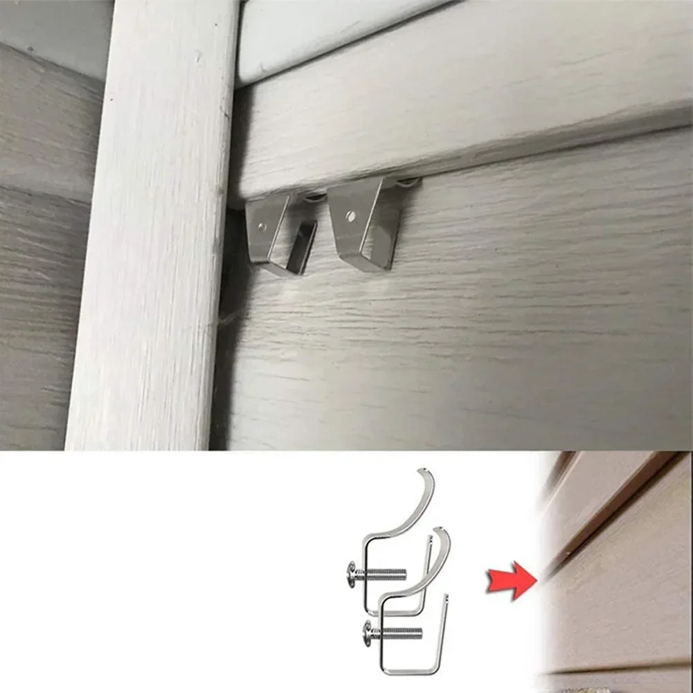 Clip Hooks Heavy Duty Hanger Compatible Security Cameras Side Clip Hooks Curved Design Specification Flashing Cameras