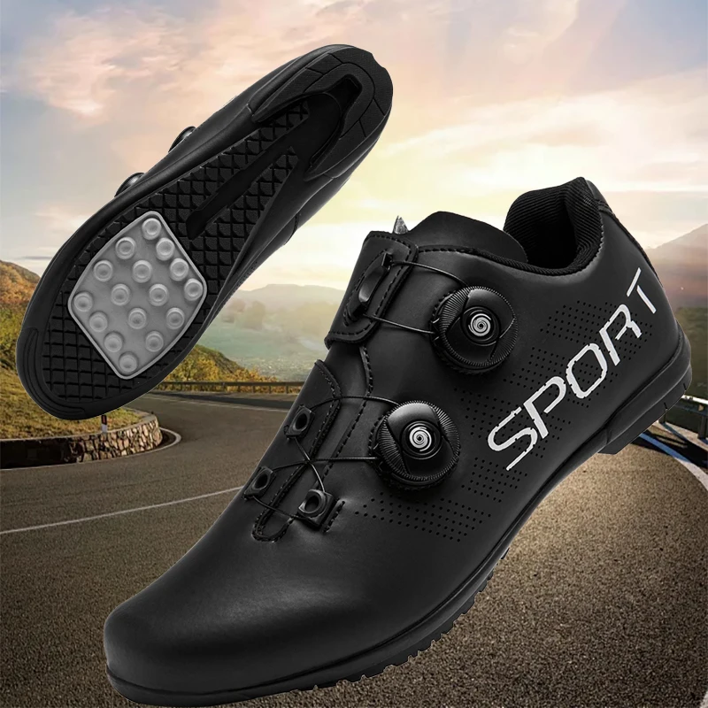 

New Women Cycling Sneakers Shoes For Women Rubber Soled Cycling Shoes Comfortable Rubber Soled Bicycle Shoes