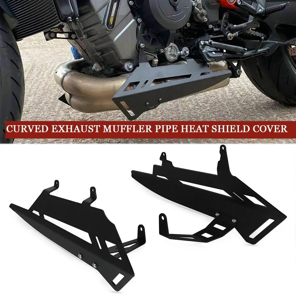 

FOR 1290 SUPER DUKE R Moto Curved Exhaust Muffler Pipe Heat Shield Cover Guard Protector FOR 1290 SUPER DUKE R 2020 2021