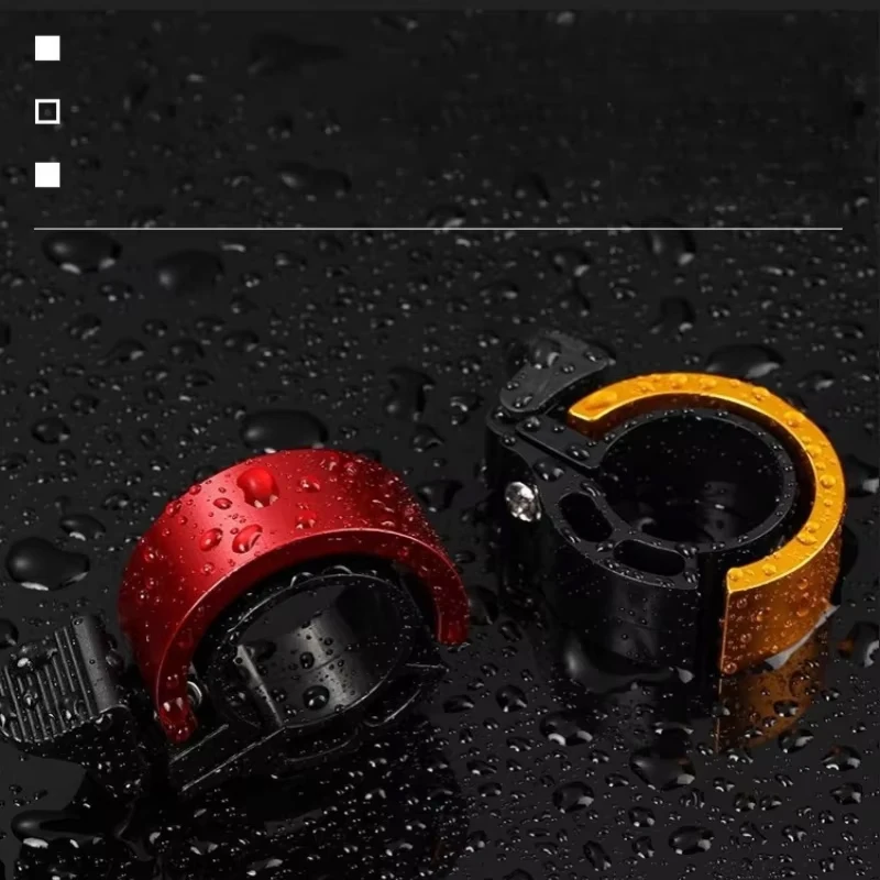 جرس الدراجة من سبائك الألومنيوم، بوق الدراجة الجبلية، حلقة الدراجة، إنذار صوتي للسلامة، مقود الدراجة، ملحقات الدراجة الجديدة