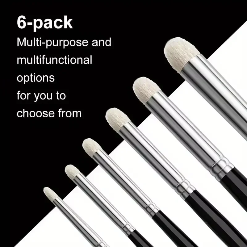 Yutiars 3/6Pcs Miniature Paint Brushes Wood Handle Fine Detail Brush for Enamel DND Warhammer 40K Citadel Model Figurines