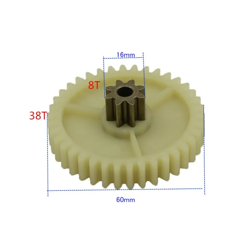 8T 38T Shredder Gear For Model 9953 9954 9912 9952 T600 33152 9951 9907 S220 Accessories