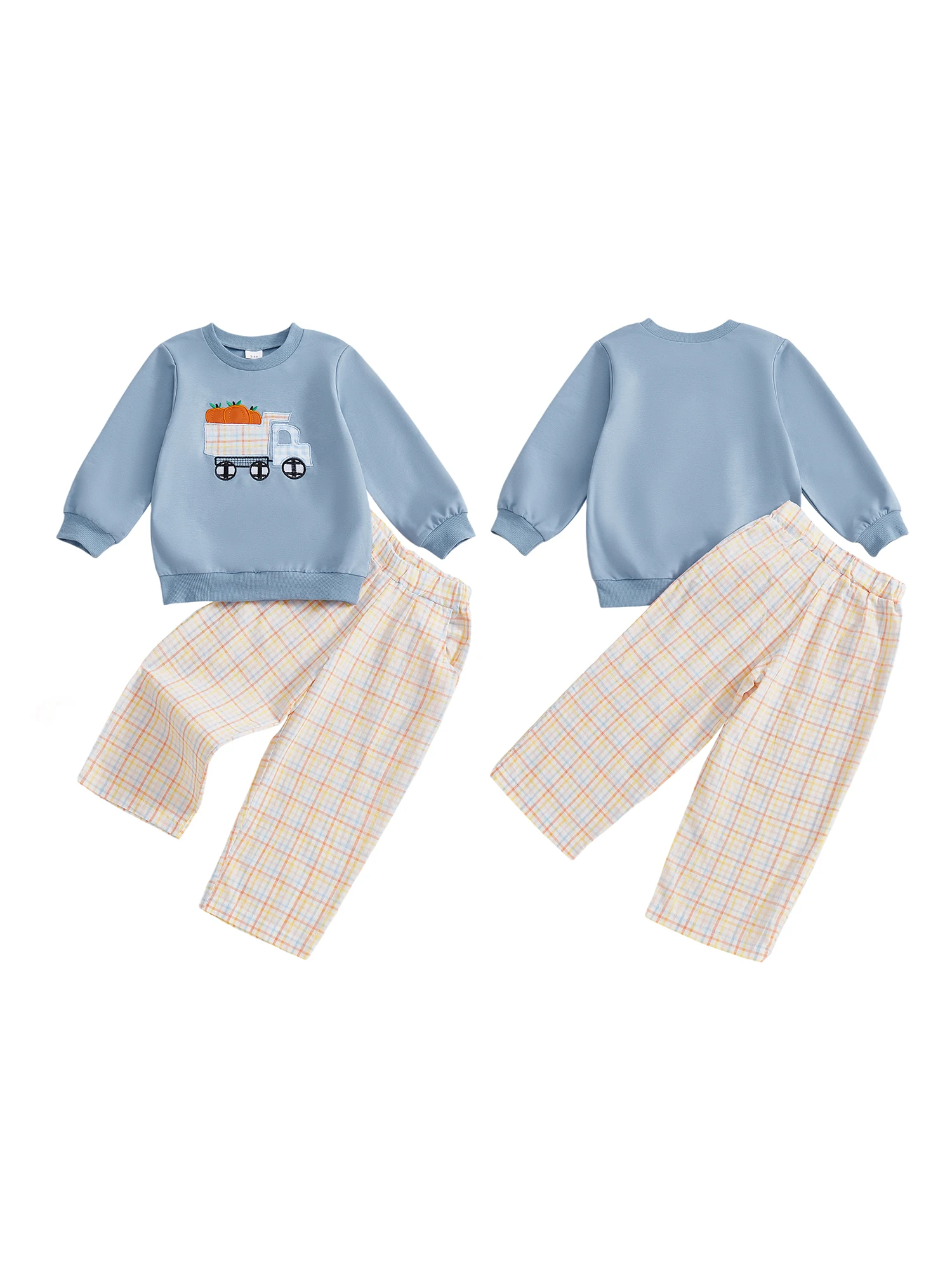 

Очаровательный детский костюм на Хэллоуин, толстовка с аппликацией призрака и полосатые леггинсы, комплект из 2 предметов