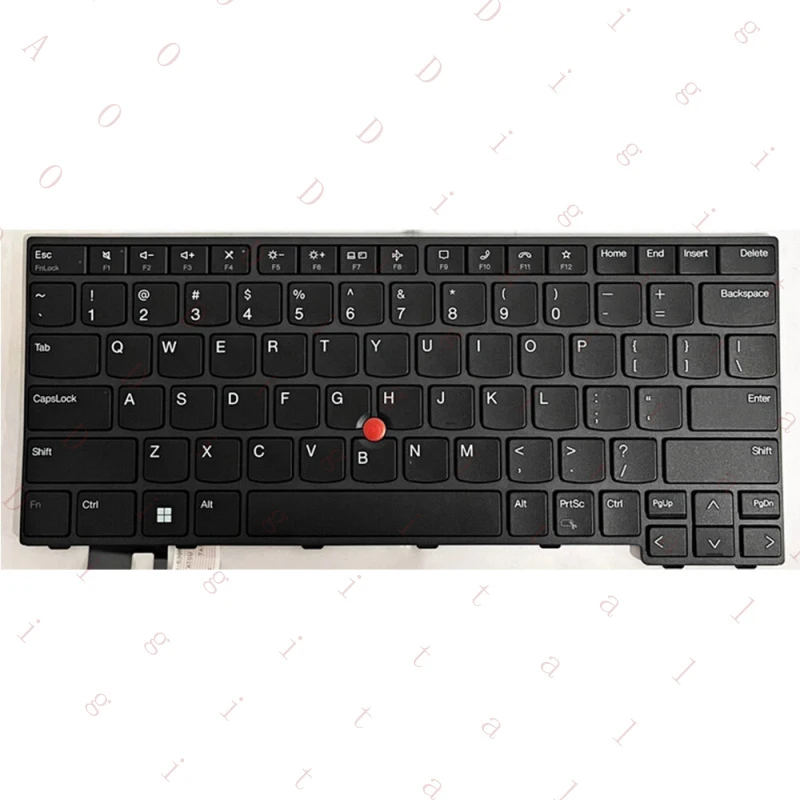 

Клавиатура для ноутбуков Lenovo ThinkPad T14 Gen3 Gen4, P14s, L14 Gen3 Gen4, черная