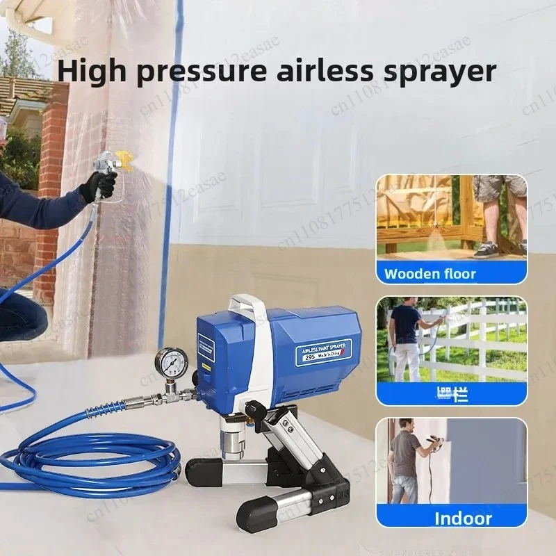 220V/110V H295 950W 7KG Light Duty Electric High Pressure Airless Sprayer, DIY Household Spray Gun