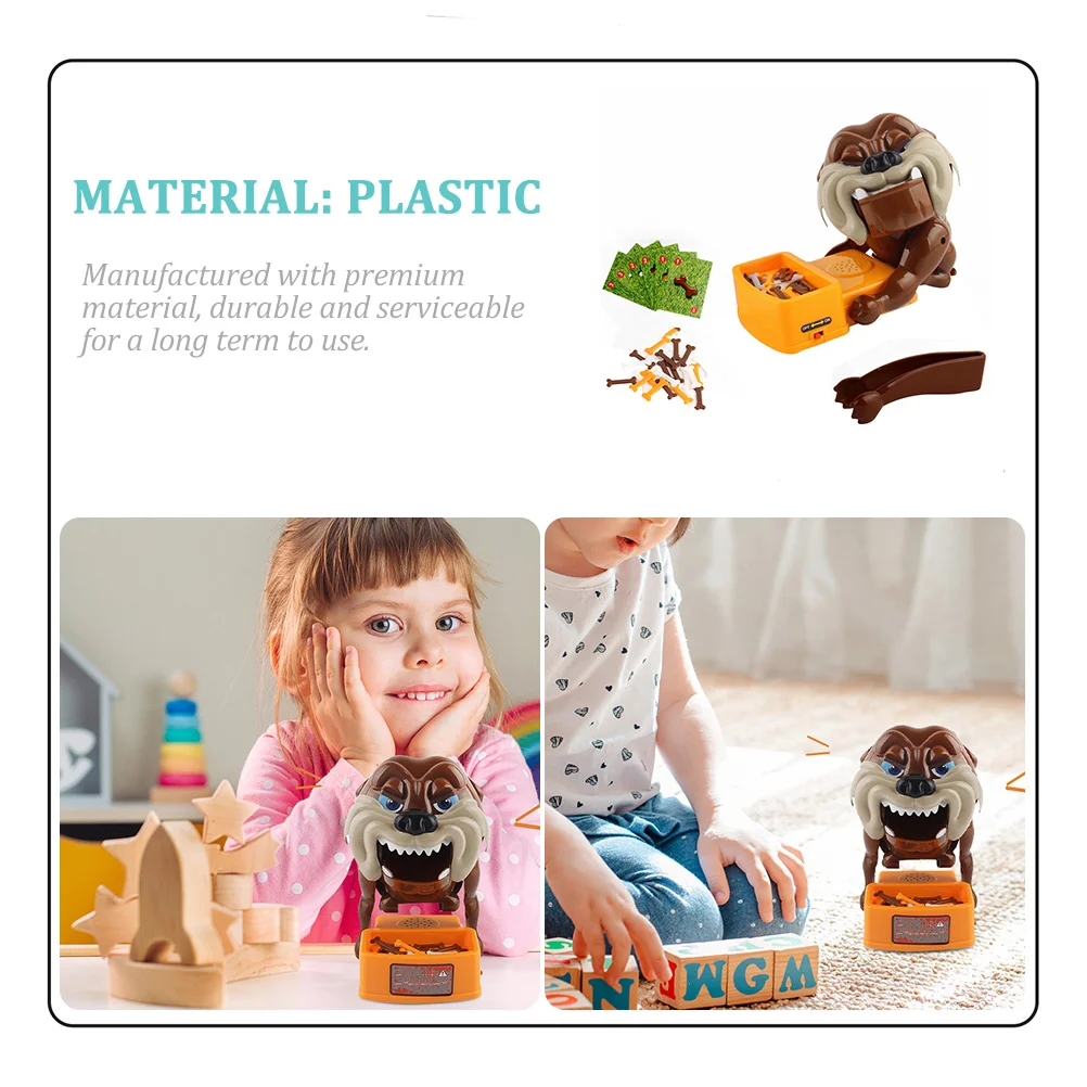 Tricky Dog ​​toy Toys Fierce Plaything Gathering Party Plastic Novelty Tricking Finger Biting Game Prop Parent-child Kids