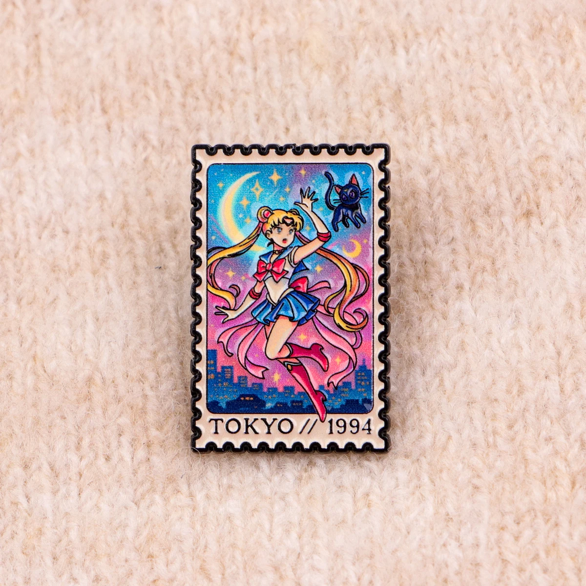 Cute Cat Enamel Pin Kawaii Anime Badge Brooch for Backpack Hat Lapel Cosplay Accessory Fans Collection Gift for Women Girls view 5