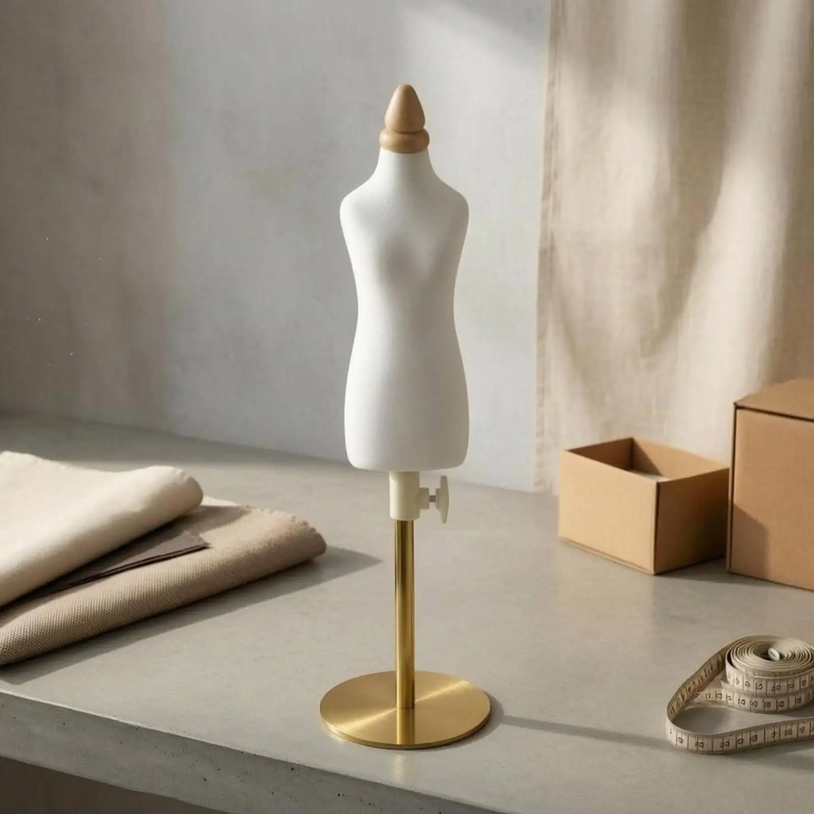 Mannequin for Teaching Adjustable Mini Dress Form Mannequin Sewing Display Stand for Fashion Design Studios