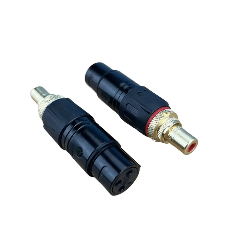 Audio Converter Adapter Hi Fi Grade High Fidelity Balanced To Female RCA Jack Accessory For HiFi Audio Amplifier Connection - view 2