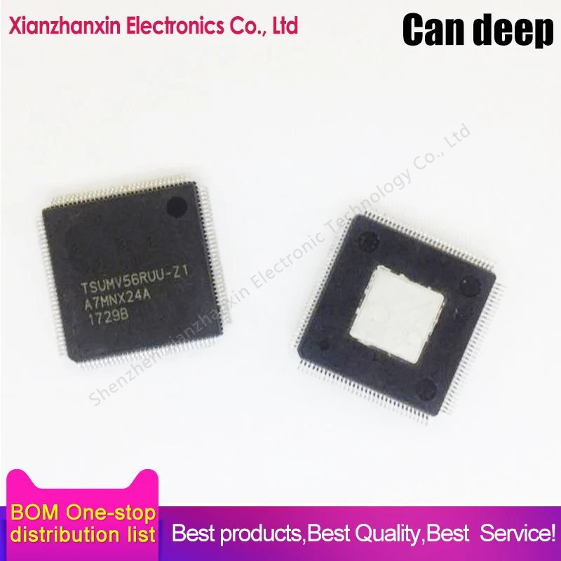 

1pcs/lot TSUMV56RUU TSUMV56RUU-Z1 QFP100 liquid crystal chip