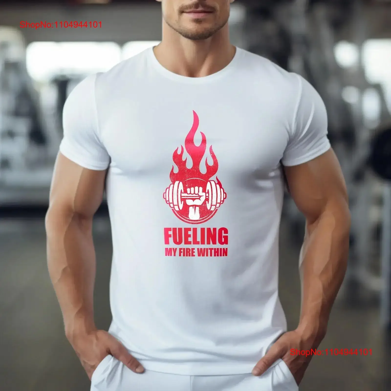 

Gym Motivation T Shirt Fueling My Fire Within Dumbbell WorkouT Fitness Enthusiast Apparel vintage Washed Soft Stretched
