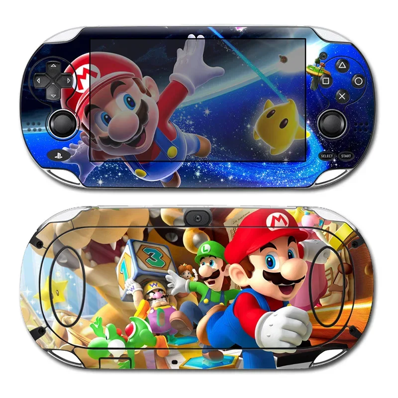 Super Mario Bros Decal Cover Sticker for PS Vita 1000 Frosted Protective Film Design Games Creative Game Machine Stickers Gifts