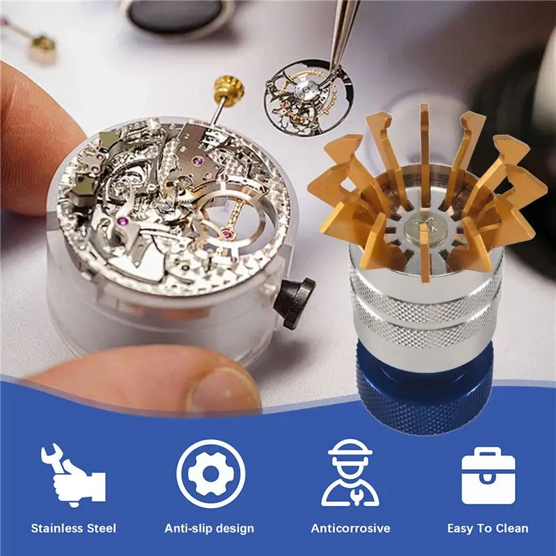 75STO-Crystal Lift Glass Cop Watch Opener Remove Watch Glass Platform Blue