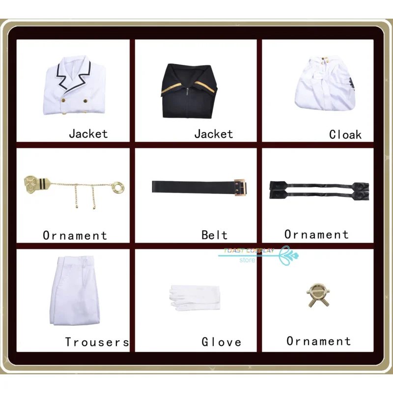 أزياء أنيمي ساروف من نهاية هياكويا ميكايلا التأثيرية لحفلات الكرنفال شعر مستعار ميكايلا التأثيرية قماش أنيمي وسيم FV7175