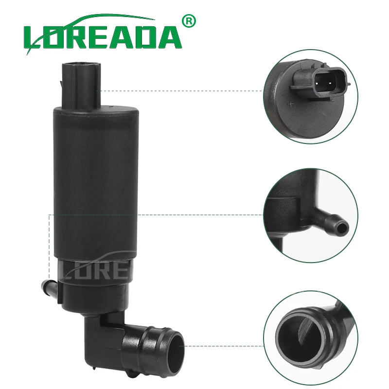 LOREADA Front Rear Windscreen Wiper Washer Pump For Toyota Avensis Corolla Yaris 85330-05030 85330-05031 85340-05011