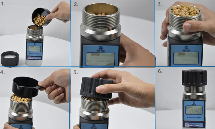 

Grain Moisture Meter Coffee Bean Moisture Analyzer Humidity Meter