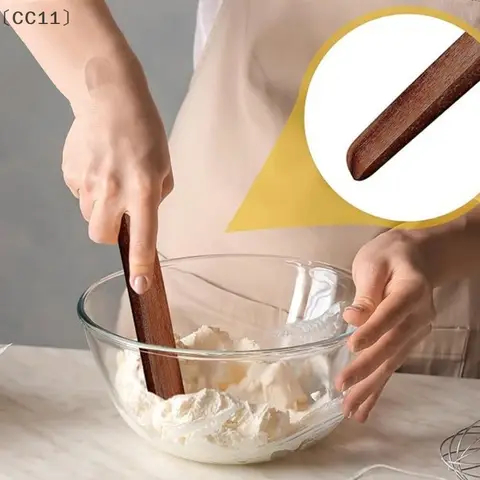 〔CC11〕11 इंच लकड़ी की खट्टी रोटी मिक्सिंग स्टिर स्टिक स्पर्टल लकड़ी की रोटी बनाने के उपकरण ठोस लकड़ी पैडल स्टिरिंग स्टिक 8 best sales जामन - №8