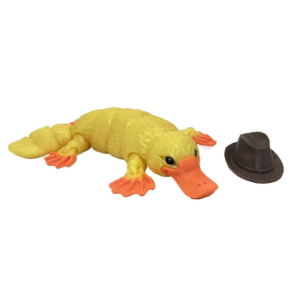 Creative Resin 3D Printed Platypus Multi-joint Model Ornament Platypus Toys Animal Doll Toy Gift