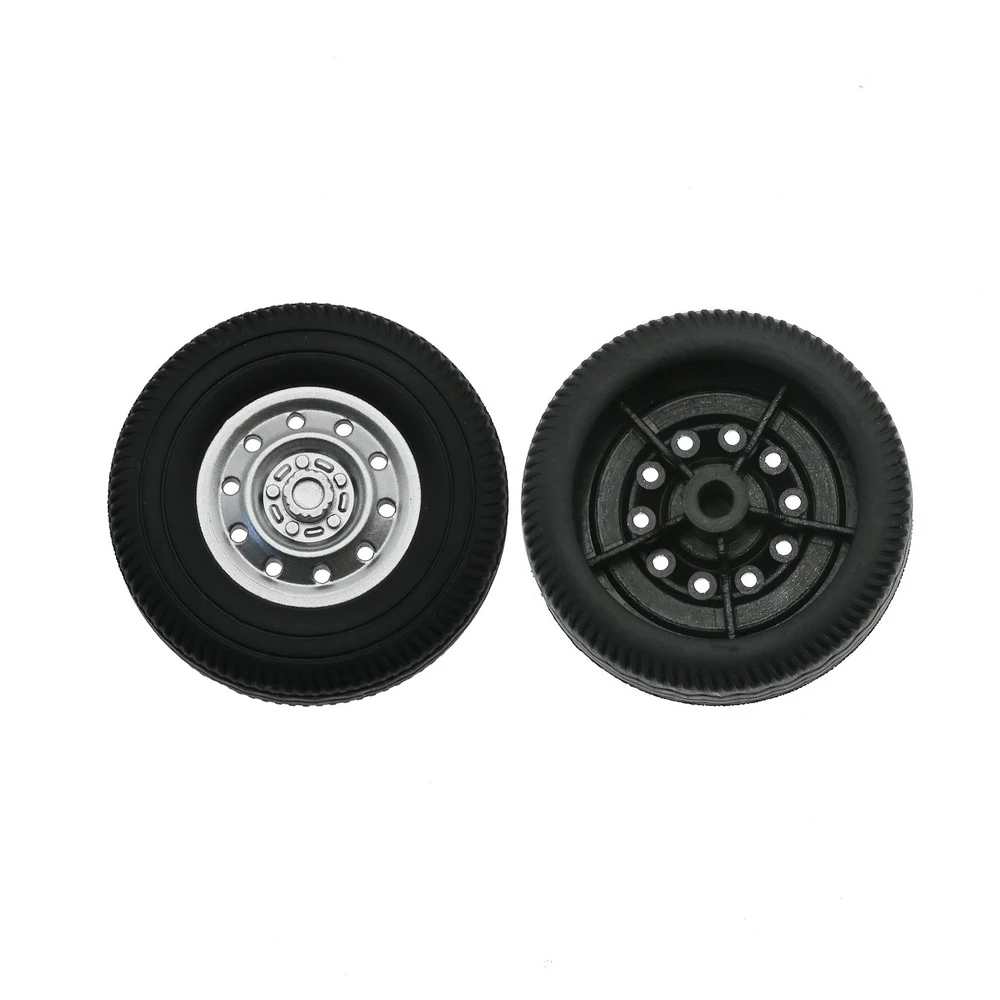 4Pcs Rubber Wheel Tire Tyre for WPL D12 Mini 1/16 RC Drift Truck Car Spare Parts Accessories