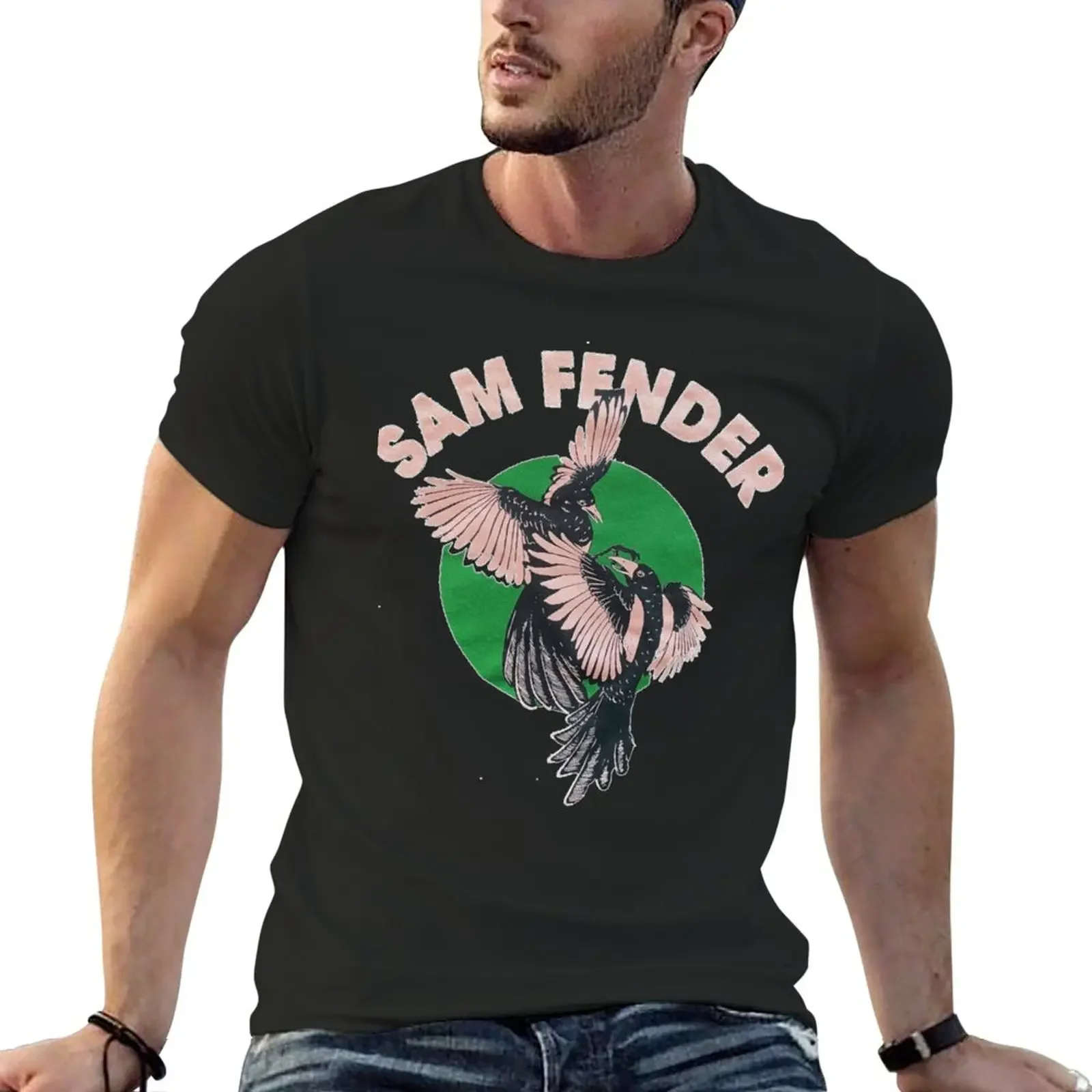 

New Sam-fender--Classic T-Shirt street wear baggy shirts graphic t shirt vintage customs mens vintage t shirts