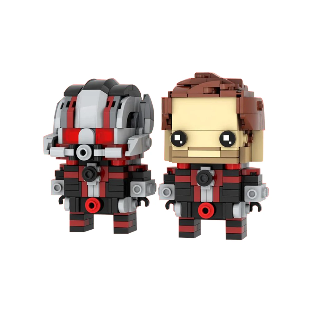 Zestaw klocków MOC Science Fiction Film Antseds And Bees Brickheadzs, model postaci akcji, klocki edukacyjne, zabawki, prezent