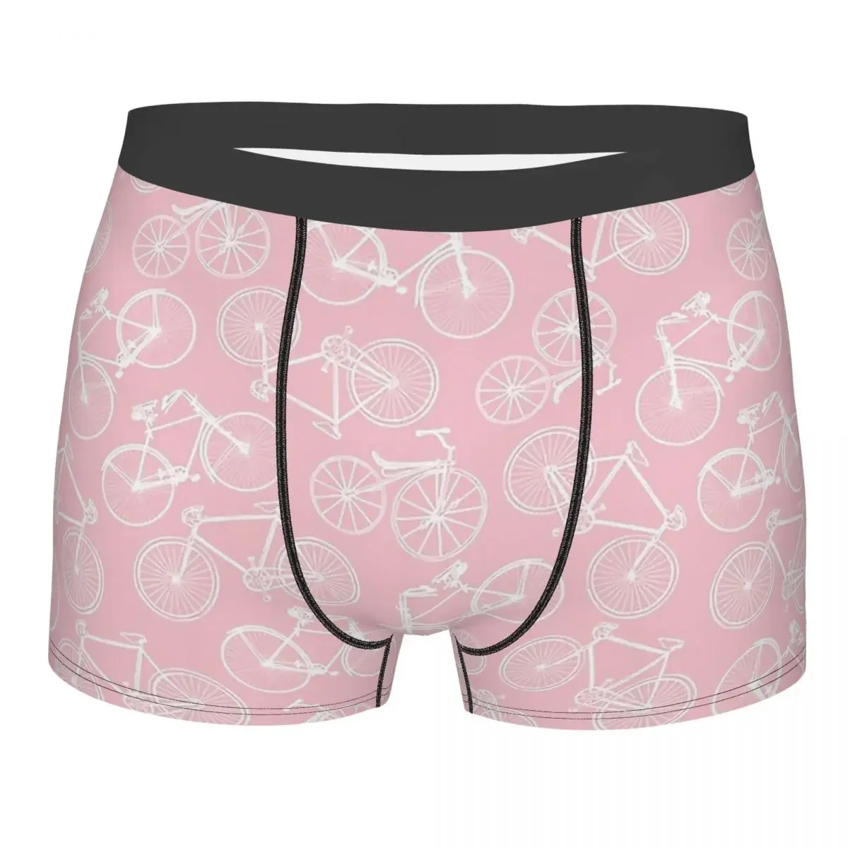 Bike Biker Cycle Bicycle Racing Pink Underpants Breathbale Panties Men's Underwear Sexy Shorts Boxer Briefs