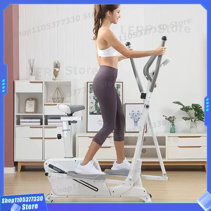 Home Elliptical Trainer Multifunctional Cross Training Machine for Indoor Fitness Exercise Equipment Compact Design for Small