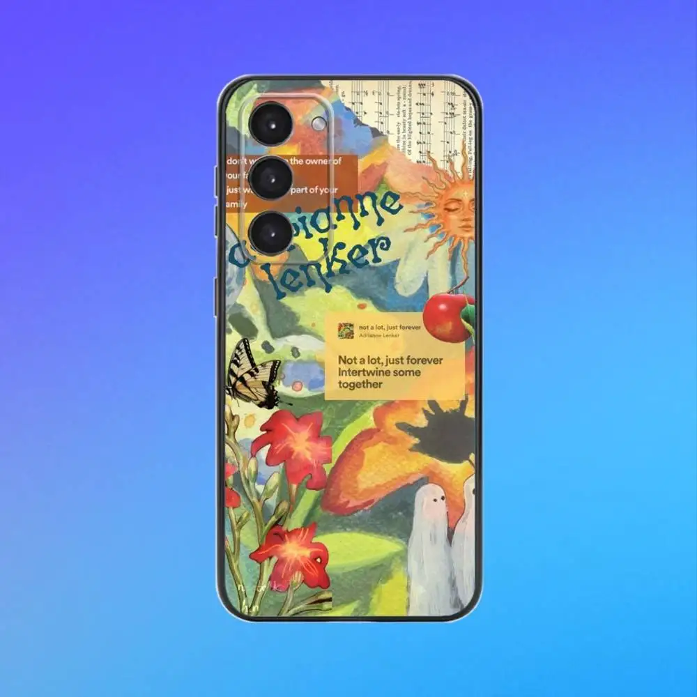 Funda de teléfono Musician A-Adrianne Lenker para Samsung Galaxy A73,A72,A71,A70,A53,A52,A51, otras fundas negras suaves