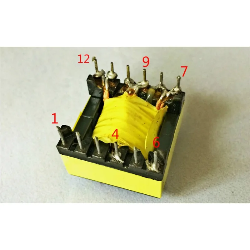 High Frequency Transformer EC28 Inverter High Frequency Transformer Inverter Accessories 12V to 250V 100% Copper