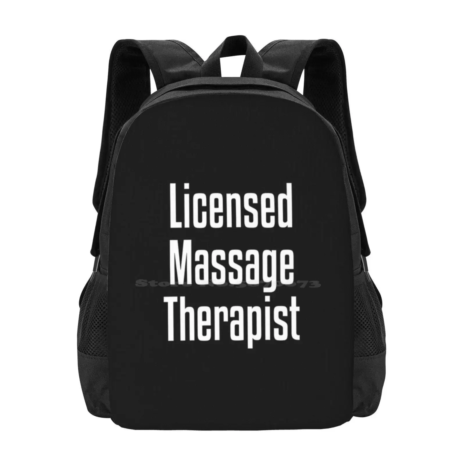 

Licensed Massage Therapist Hot Sale Schoolbag Backpack Fashion Bags Funny Massage Therapist Relaxation Masseur Masseuse For