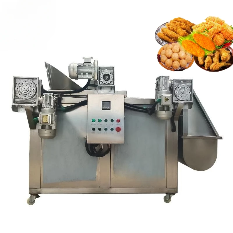 JY Hot sale Automatic Stir Gari Onion Peanut Potato Chips Fryer Pani Puri Frying Machine