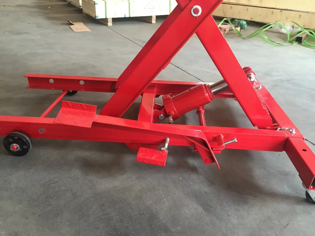 2025 نمط جديد عالي السمعة 800 رطل مقص دراجة نارية رفع وحامل وقوف السيارات