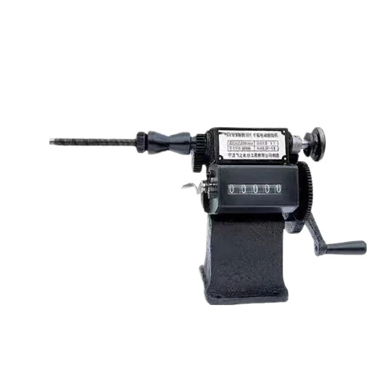 Manual Coil Counting Winding Machine 0-9999 Manual Dual-purpose Coil Winding Machine Winder Cast Iron Frame And Steel Gear