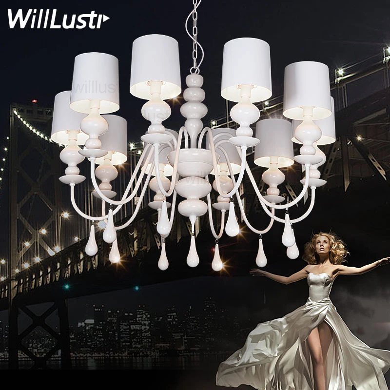 Modern EWA Iron Chandelier Light Hotel Restaurant Dinning Living Room Bedroom Cafe Bar Store Italy Design gourd Suspension Lamp