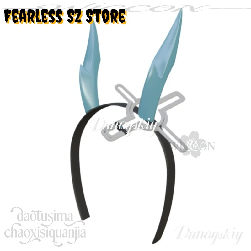Anime Game Arknight: Endfield Cosplay Xaihi Furry Dragon Headwear 3D Polylactic Acid Horn Props Accessories Headband Halloween