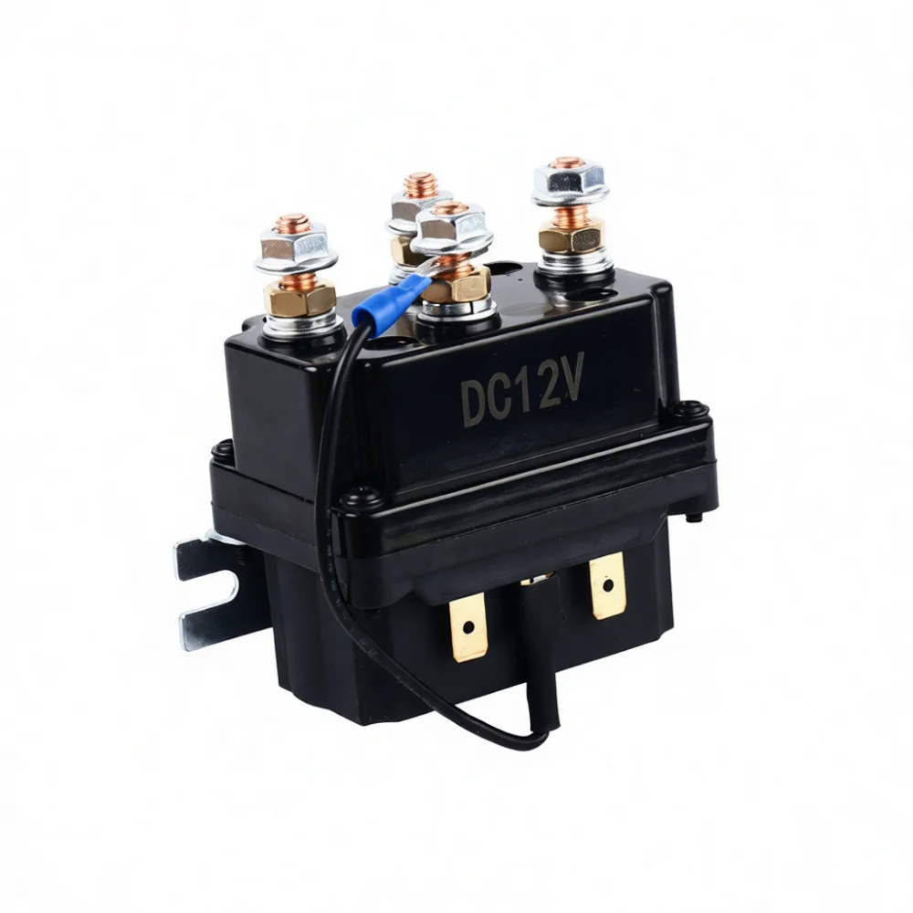 250A 12V Winch Solenoid Relay For ATV UTV Off Road Recovery Electrical Control Parts Automotive Accessory Wiring Set High Power